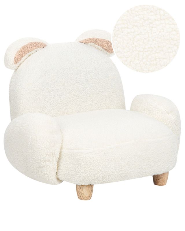 Fotel dziecięcy Kanna Złamana biel 1 szt.