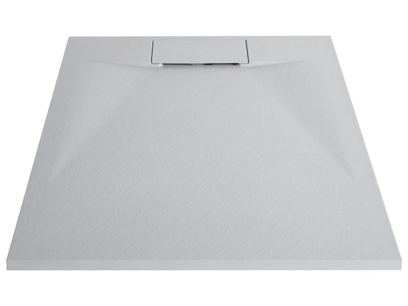 Brodzik prysznicowy Azzurro 80 x 100 x 3 cm Szary 1 szt.