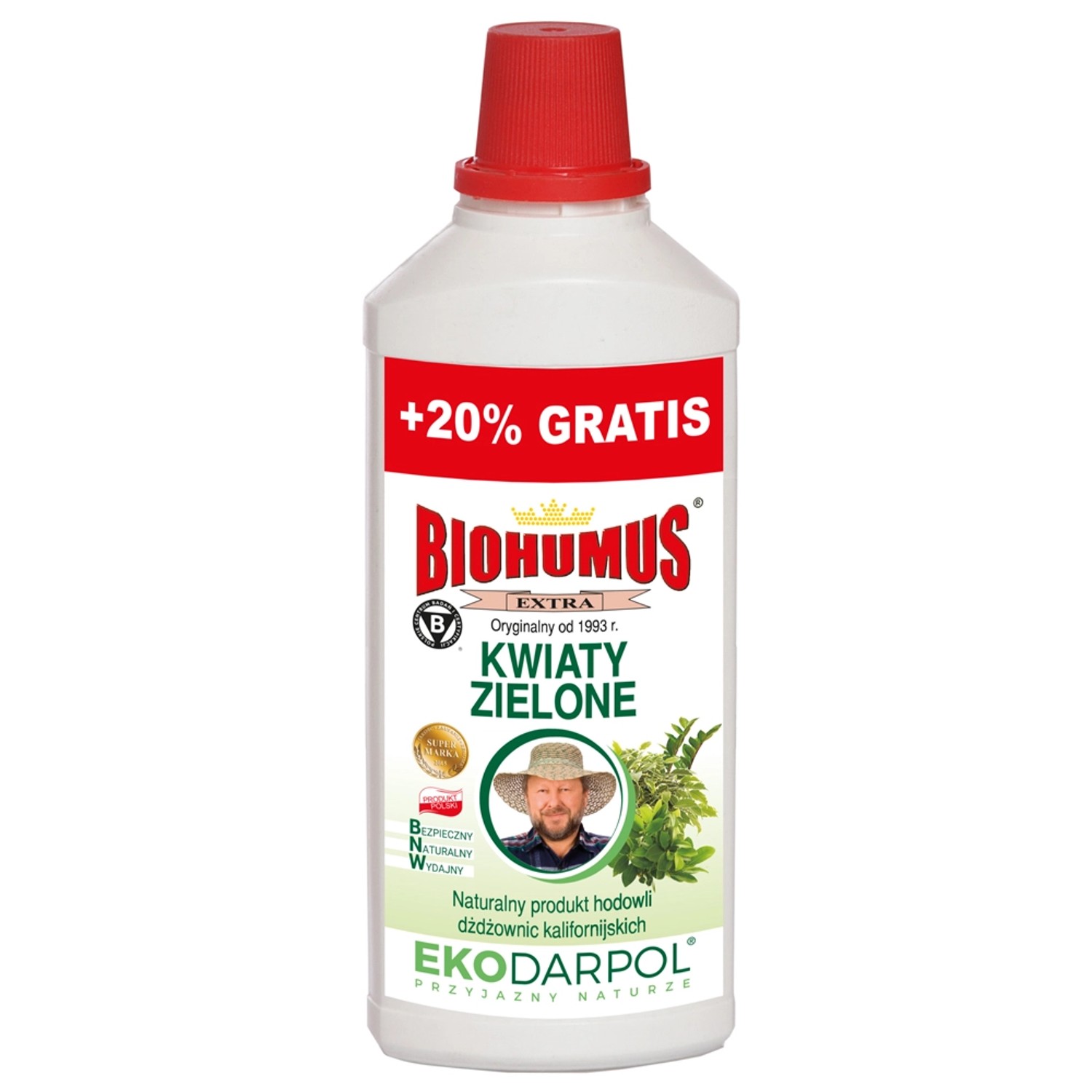 Nawóz Biohumus Extra do roślin zielonych - 1 l + 20 %.