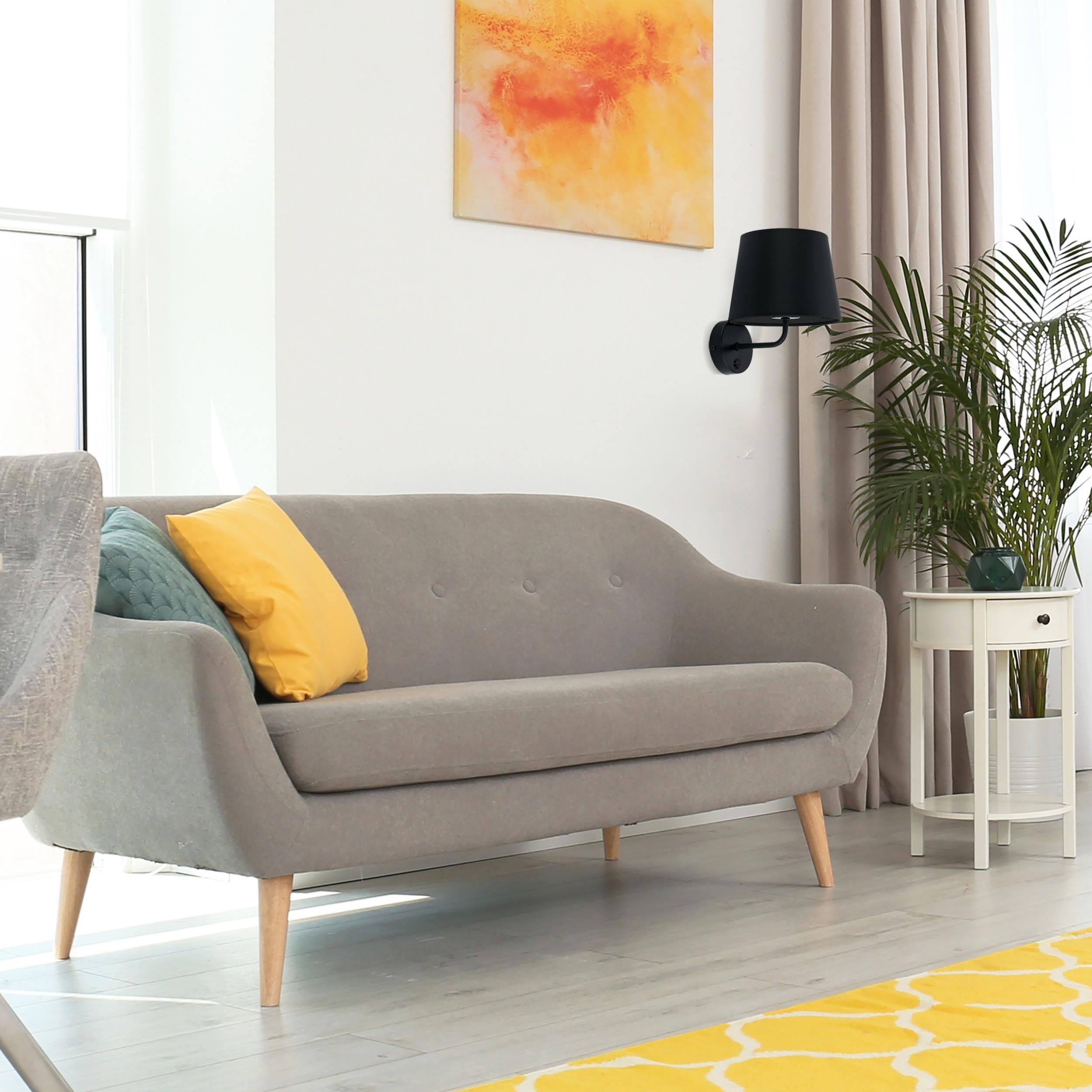 TK Lighting Maja kinkiet 1x15W czarny 1884