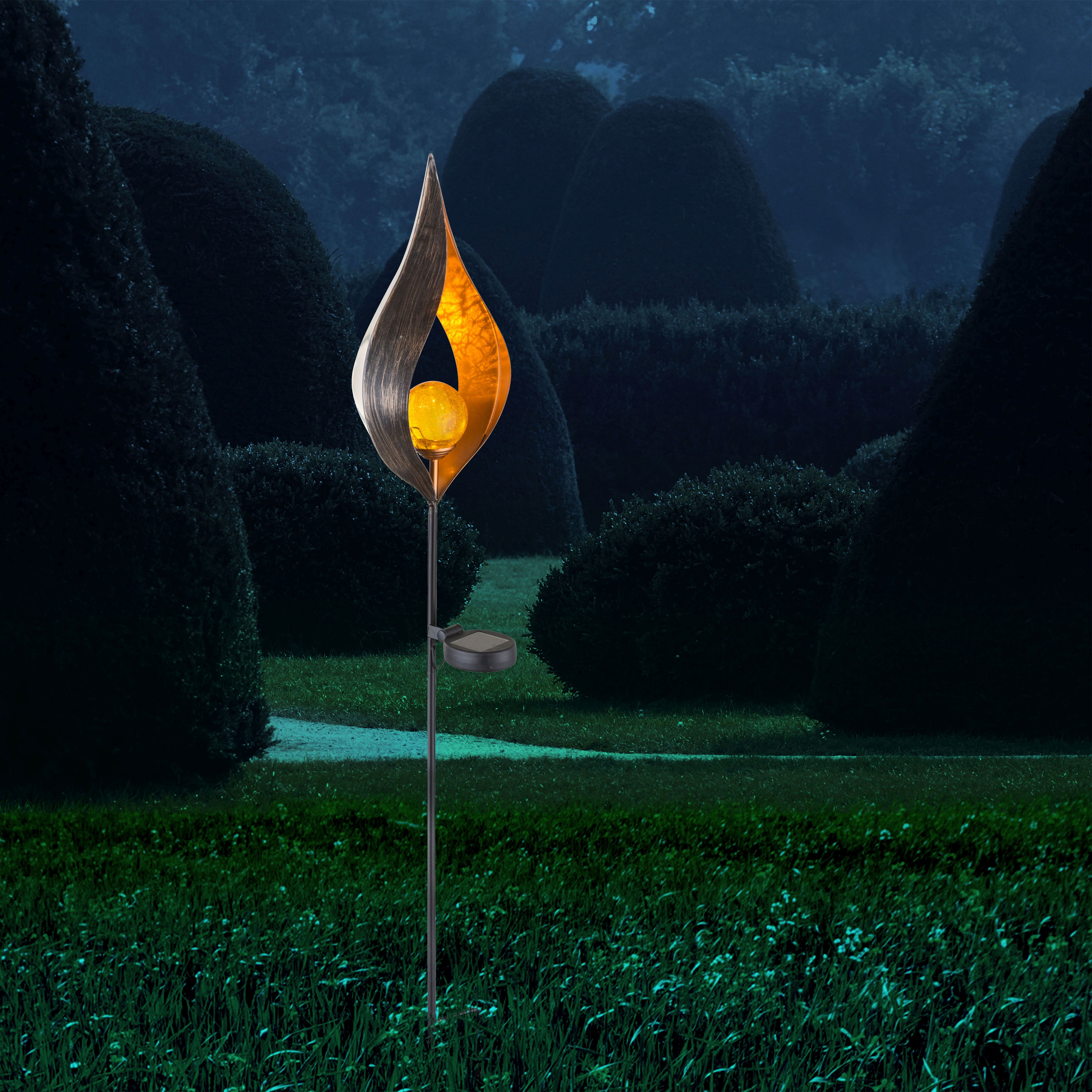 Globo Lighting Solar lampa gruntowa 1x0,06 W brązowa 33467