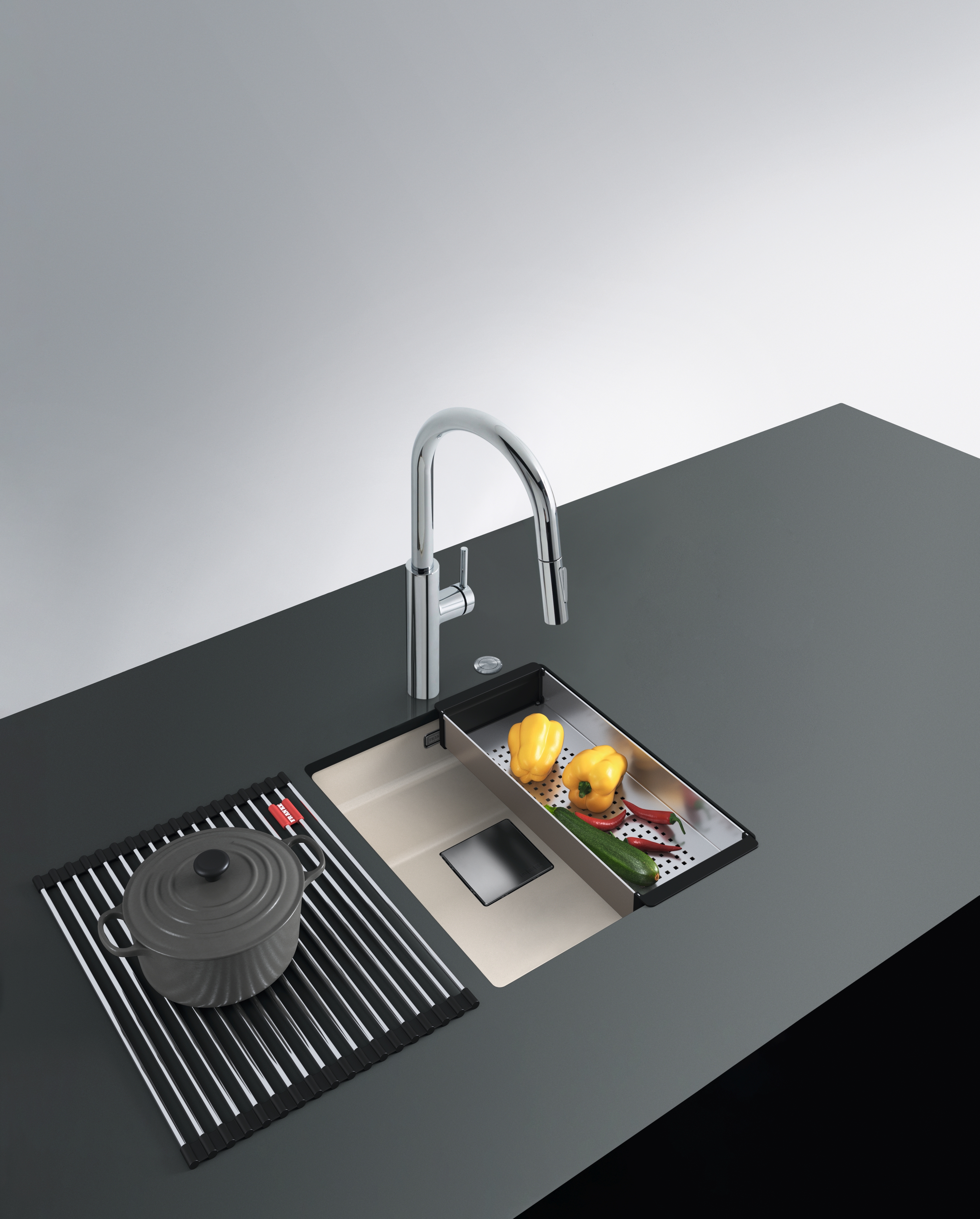 Franke Kanon KNG 110-37 zlewozmywak 37x42 cm z Fragranite orzechowy 125.0528.626