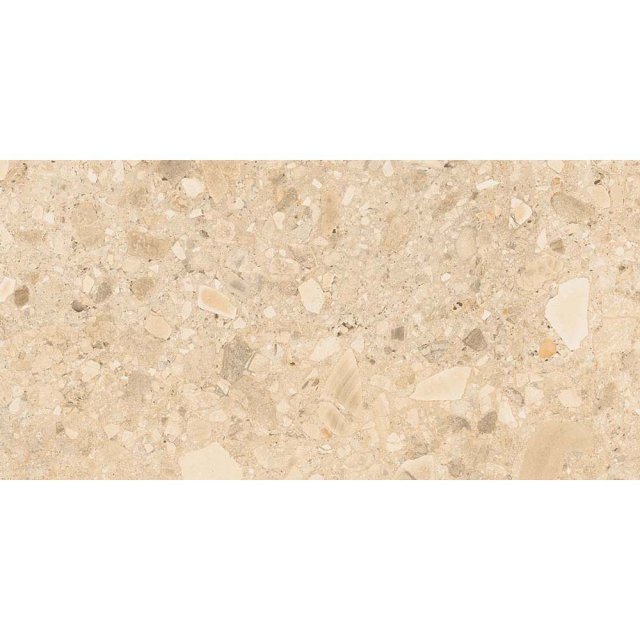 Gres szkliwiony TERRAZZO STONE warm beige mat rect 29,8x59,8 gat. II