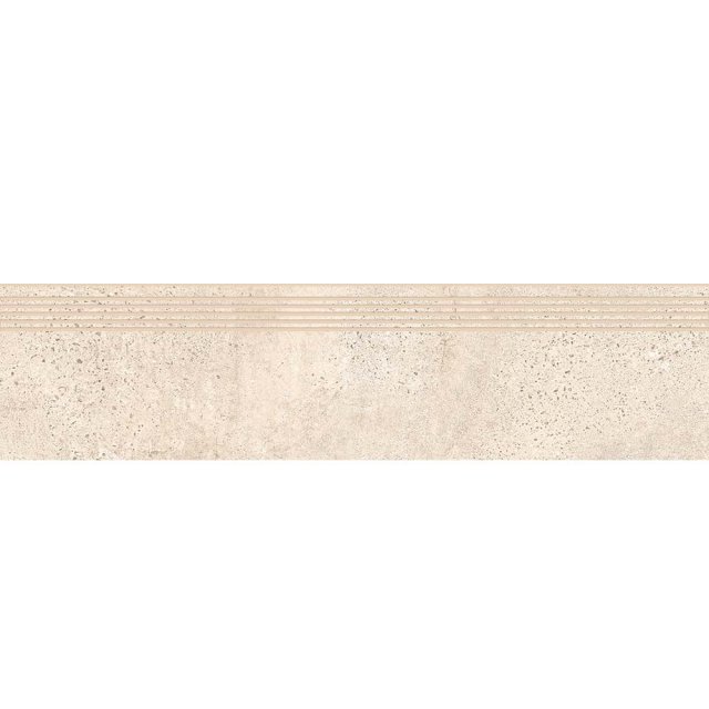 Gres szkliwiony stopnica MOONROW GPT1016 beige mat 29,8x119,8 gat. I