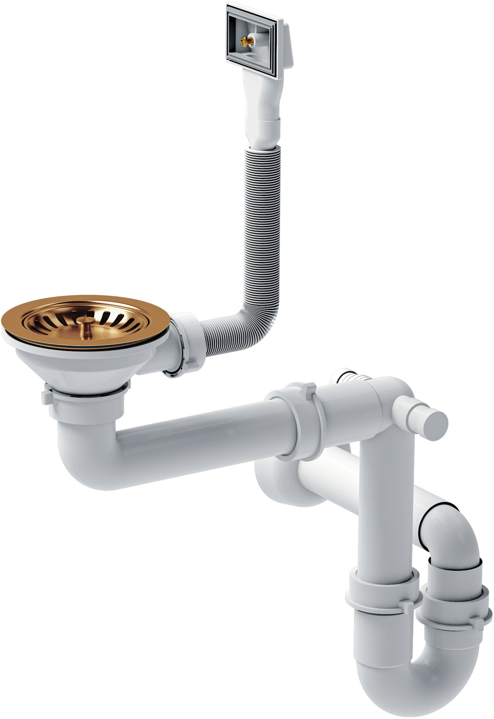 Darmowa Dostawa - Syfon zlewozmywakowy Quadron Save Space M1SSS6