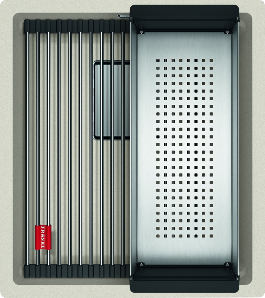 Darmowa Dostawa - Zlewozmywak granitowy 42x37 cm beżowy-brązowy Franke Kanon 1250528626