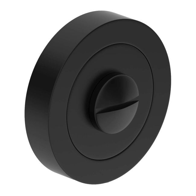 Szyld drzwiowy okrągły Verso Astra WC czarny