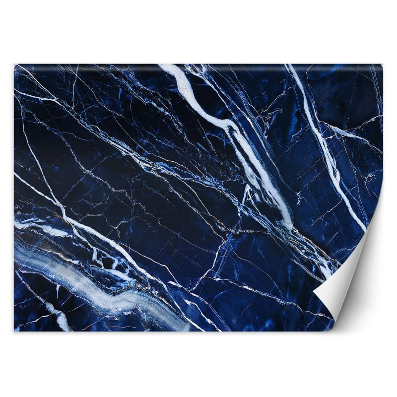 Fototapeta Feeby Niebieski Biały Marmur Tekstura 150x105 1 szt