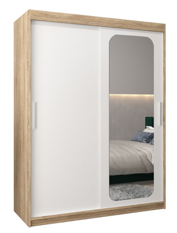 Szafa przesuwna Garderoba Abiks PROMO T2 150 sonoma/biały 1 szt.