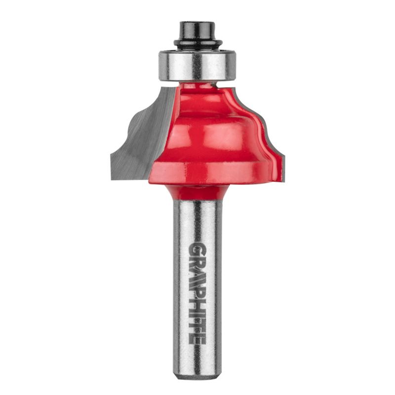 Frez kształtowy GRAPHITE z łożyskiem, ozdobny, HM, 28.8 x 15.9 mm, trzpień 8 mm 1 szt