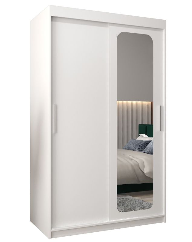 Szafa przesuwna Garderoba Abiks PROMO T2 120 biały/biały 1 szt.