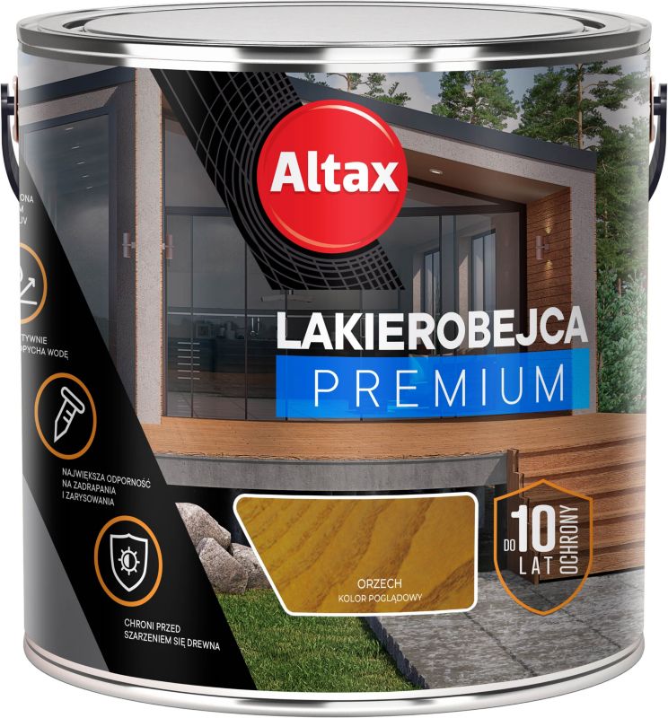 Lakierobejca Altax 10 lat orzech 2,5 l