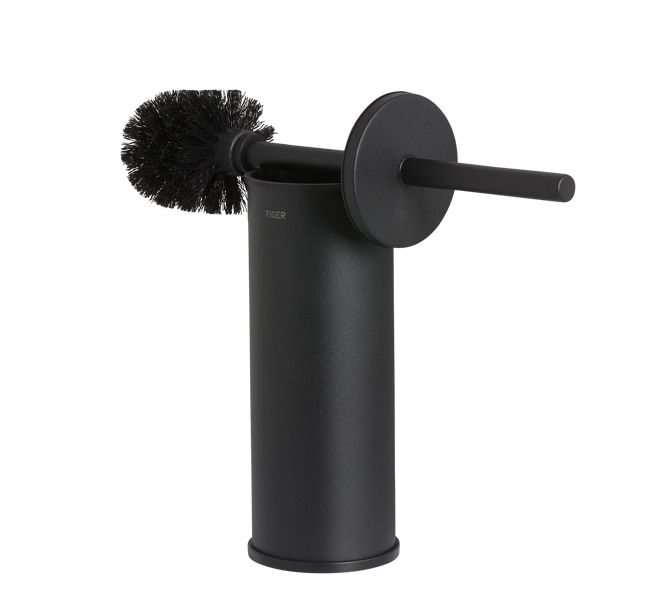 Szczotka wc Tiger Boston czarna stojąca matowa higieniczna 1 szt.