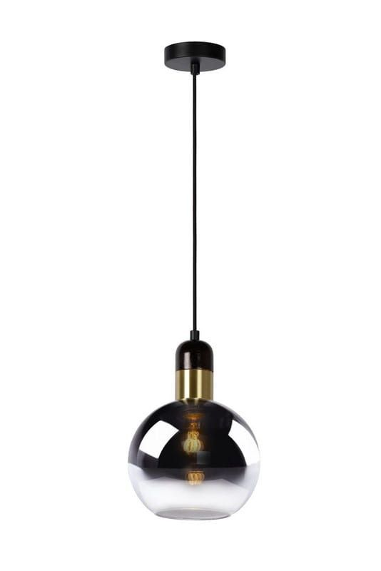 Lampa sufitowa wisząca Lucide Julius 3321 czarno-szara-złota szerokość 20 cm 1xE27 x 40W 1 szt.