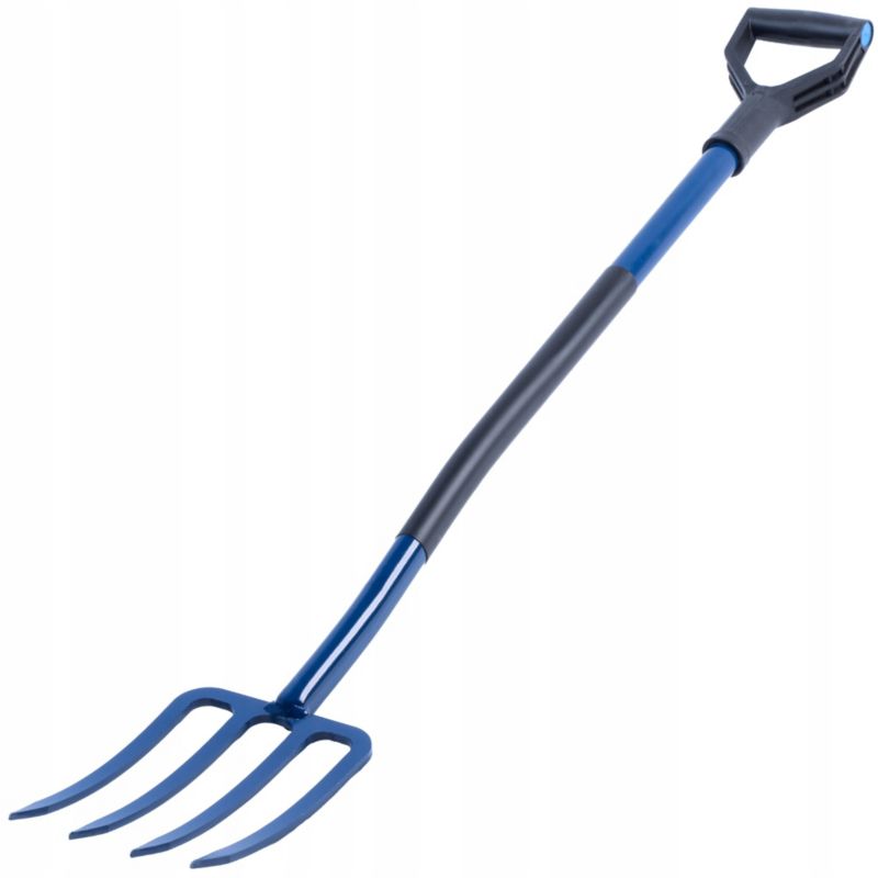 Widły Ogrodowe KADAX Do Kopania Kompostu 4 Zębne metalowe Solidne 130cm 1szt.