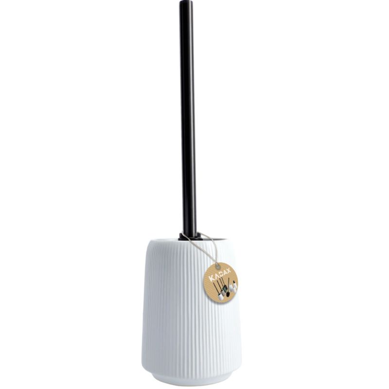 Szczotka Wc KADAX Toaletowa Do Toalety Okrągła Z Pojemnikiem Stojąca Ceramiczna Wielokolorowy 1 szt.