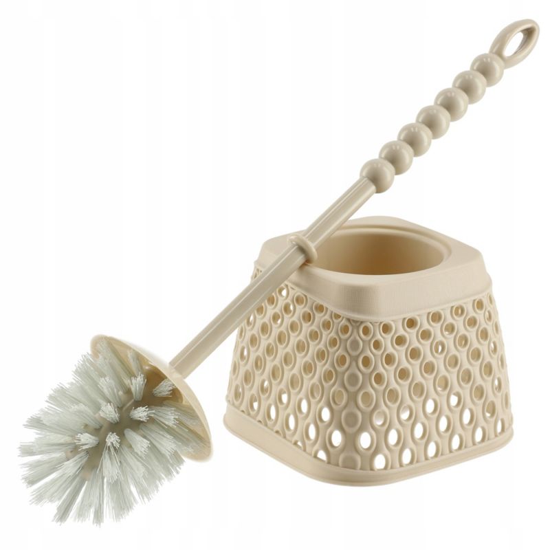 Szczotka Wc KADAX Do Toalety Plastikowa Toaletowa Uchwyt Beżowa 1 szt.