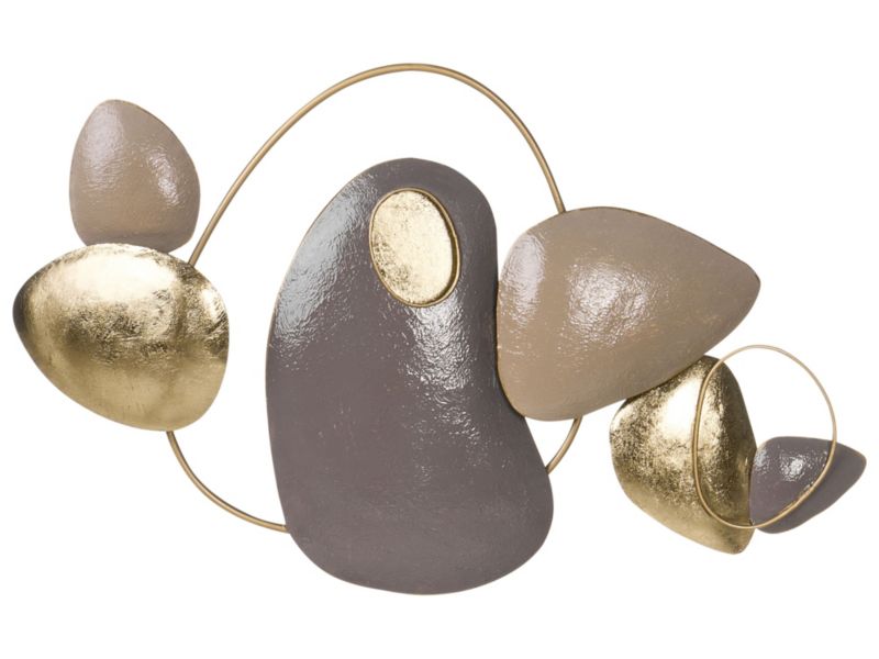 Dekoracja ścienna Clane Metal 46 cm Złoty 1 szt.