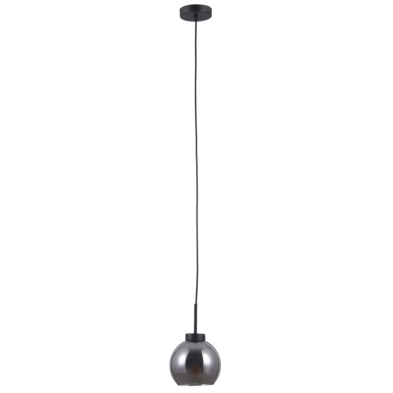 Lampa sufitowa Italux Poggi czarny mat wym: 120 x 15 x 15 cm 1xE27 x 40W 1 szt.