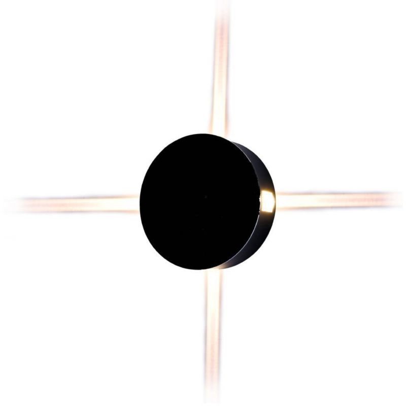 Kinkiet ścienny zewnętrzny V-TAC czarny LED 3W 3000K 428lm IP65 wym: 15 x 15 x 5 cm aluminium - 1 szt.