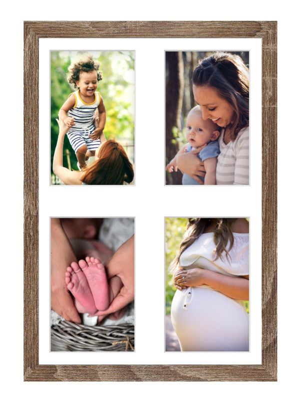 Ramka na 4 zdjęcia Hekla 30x40x4 galeria sonoma truflowa 1szt.