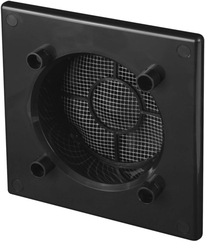 Ramka do panelu Awenta System+ czarna, 15,2x15,2 cm, siatka przeciw insektom, 1 szt.