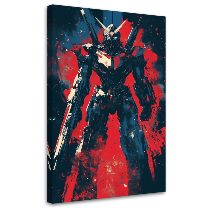 Obraz na płótnie Feeby Robot Mech Abstrakcja 80x120cm 1szt