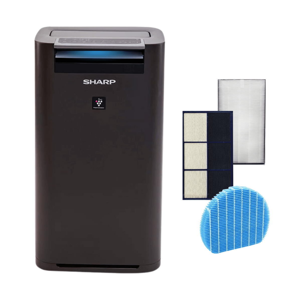 SHARP KC-G50EUH oczyszczacz powietrza z funkcją nawilżania i jonizacją.