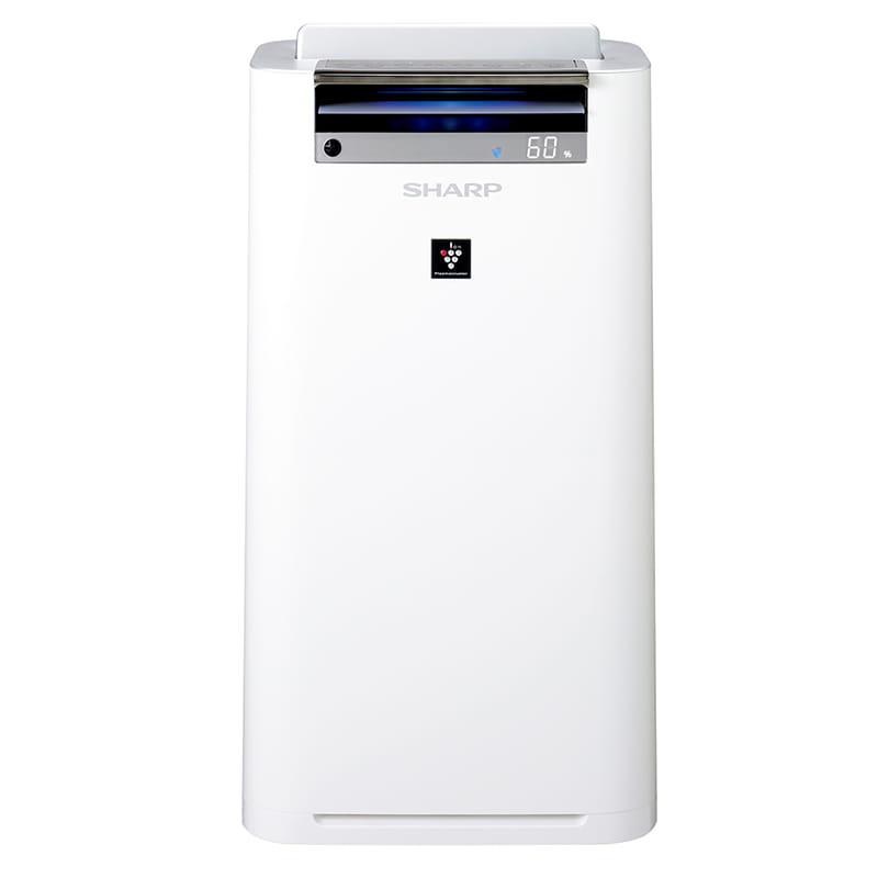 SHARP KC-G50EUW oczyszczacz powietrza z nawilżaniem. Nawilżacz + jonizator + oczyszczacz.