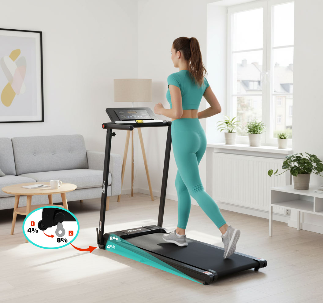 Bieżnia treningowa elektryczna AbarQs fitness BZ-42.15