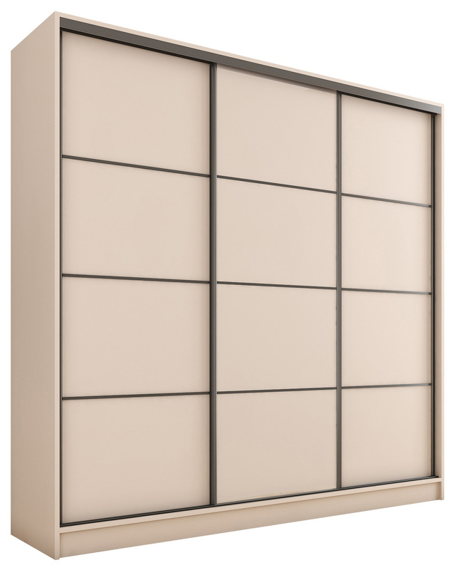 Szafa przesuwna do sypialni 180 cm LOFT beż piaskowy