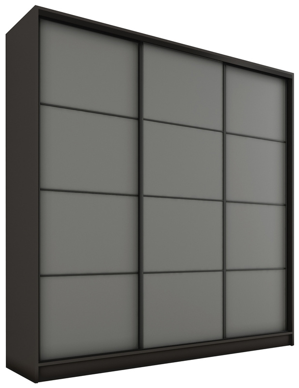 Wysoka szafa przesuwna do sypialni 200 cm LOFT MAX