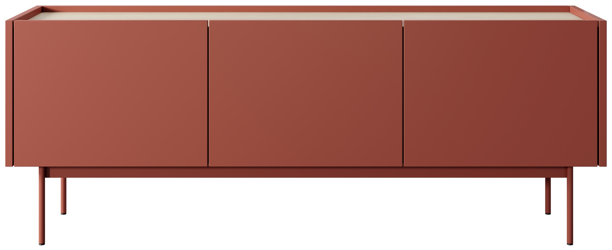 Nowoczesna szafka pod telewizor do salonu 144 cm CRYSTAL