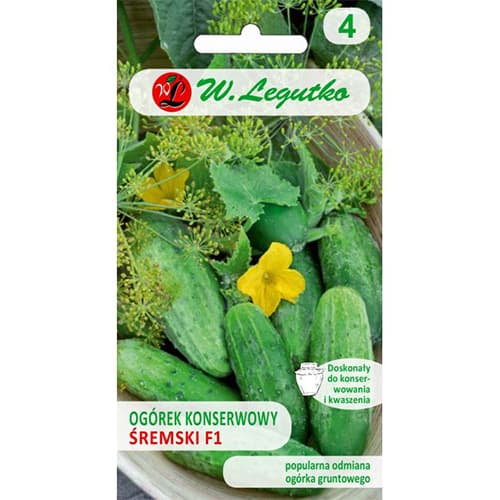 1 szt, Ogórek gruntowy konserwowy Izyd F1 - Nasiona: Ilość w opakowaniu: 5 g