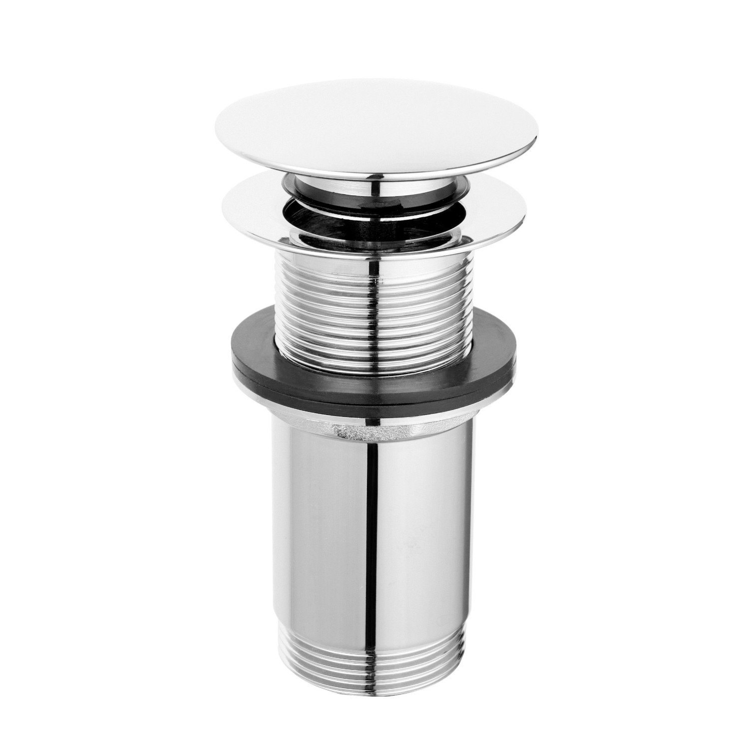 Ferro Spust clik-clak bez przelewu chrom