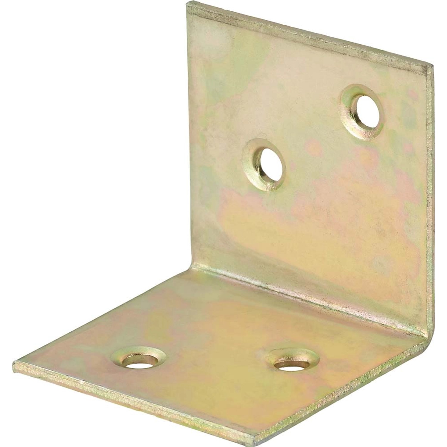 Kątownik szeroki 40 mm x 40 mm x 40 mm ocynkowany na żółto