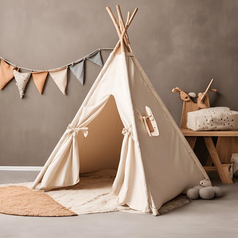 Namiot tipi Ecru + mata BW