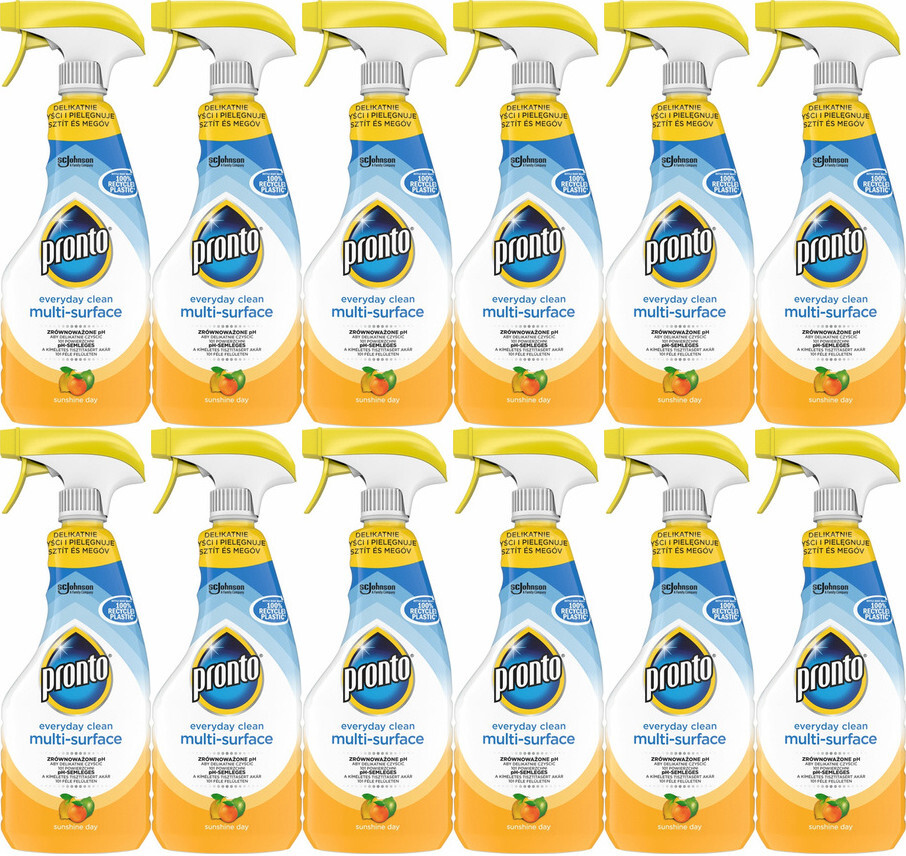 12x Płyn do czyszczenia Pronto Multi-Surface, z rozpylaczem, 500ml
