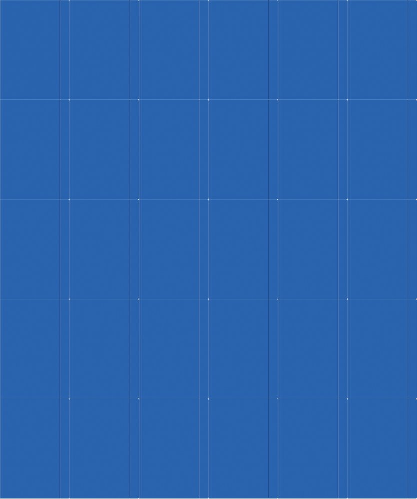 40x Teczka kartonowa z gumką Interdruk, A4 +, 300g/m2, niebieski