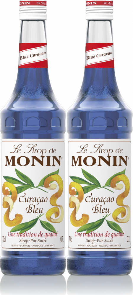 2x Syrop Monin, curacao blue, 700ml