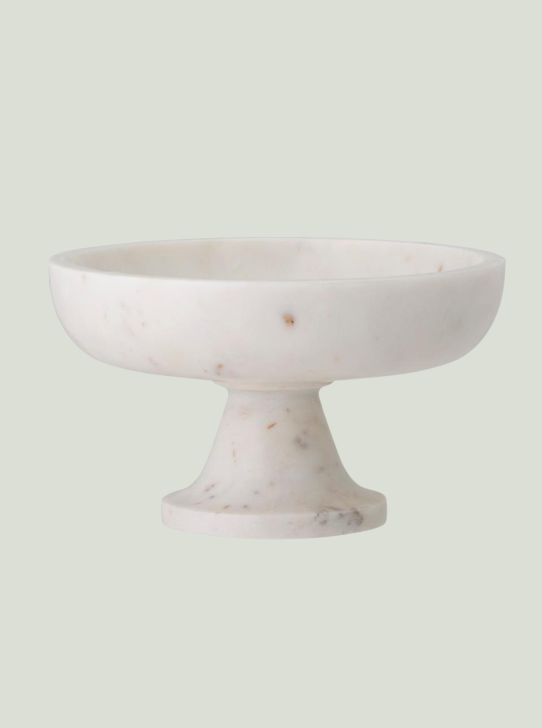 Miska stojąca Eris, biała, marmurowa Bloomingville