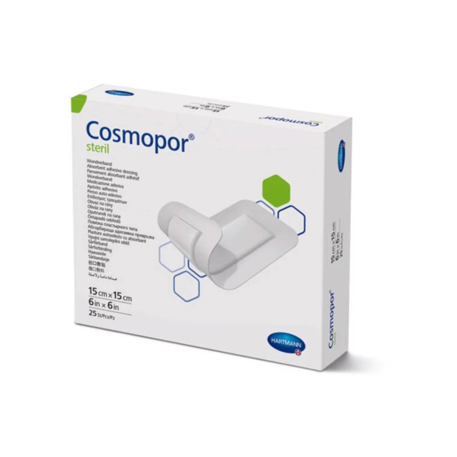 Cosmopor steril - opatrunki sterylne 15 x 15 cm, 25 sztuk