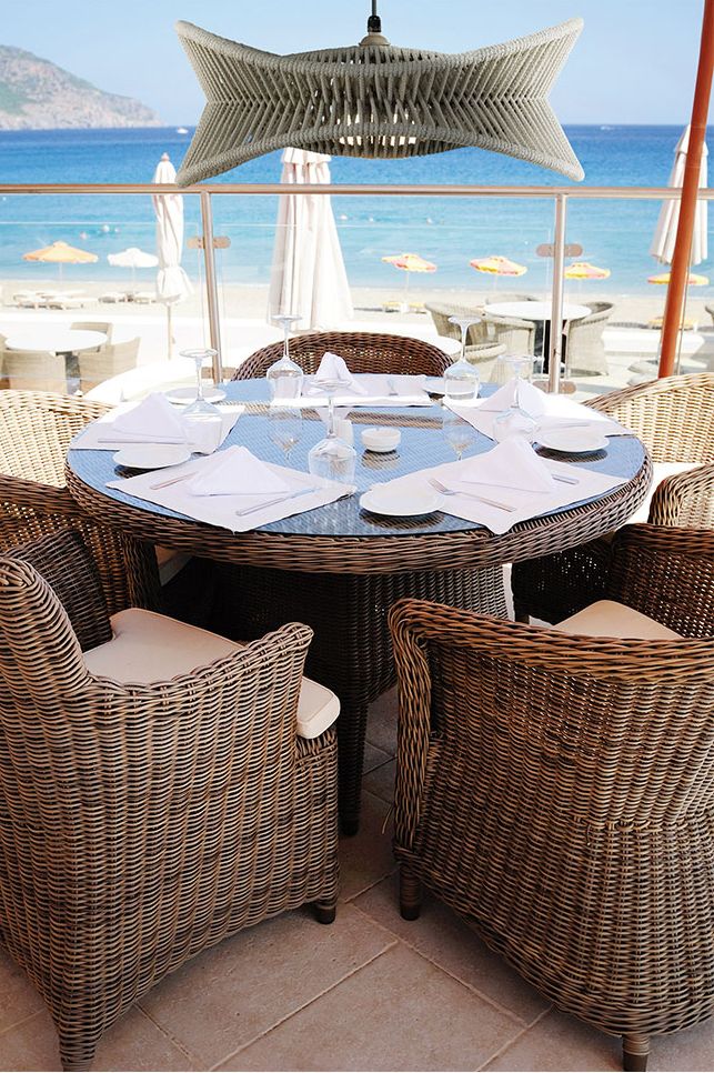 Mantra Polinesia lampa wisząca zewnętrzna 1x20W ciemny beż 7130