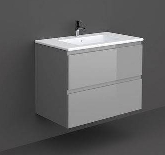 Rak Ceramics Joy szafka 80 cm podumywalkowa szara JOYWH080UGY