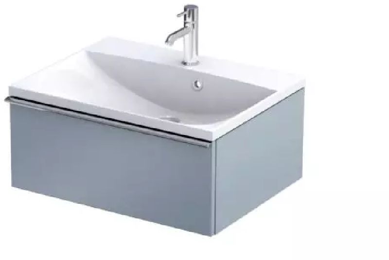 Oristo Etna szafka 60 cm podumywalkowa wisząca niebieski mat OR52-SD1S-60-16