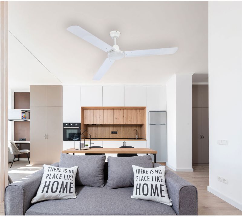 Globo Lighting Ferro wentylator podsufitowy x W biała 0310