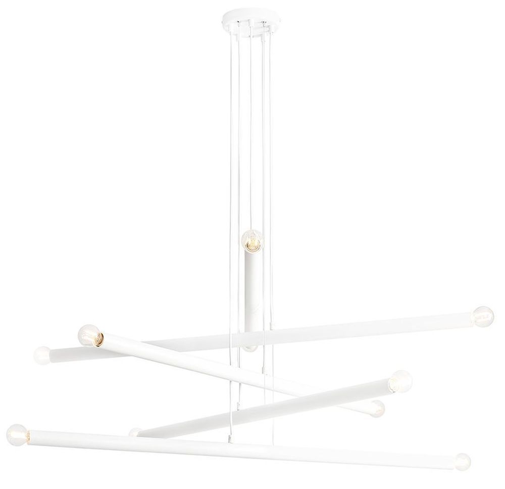 Aldex Tubo 10 lampa wisząca 10x40W biała 1072M