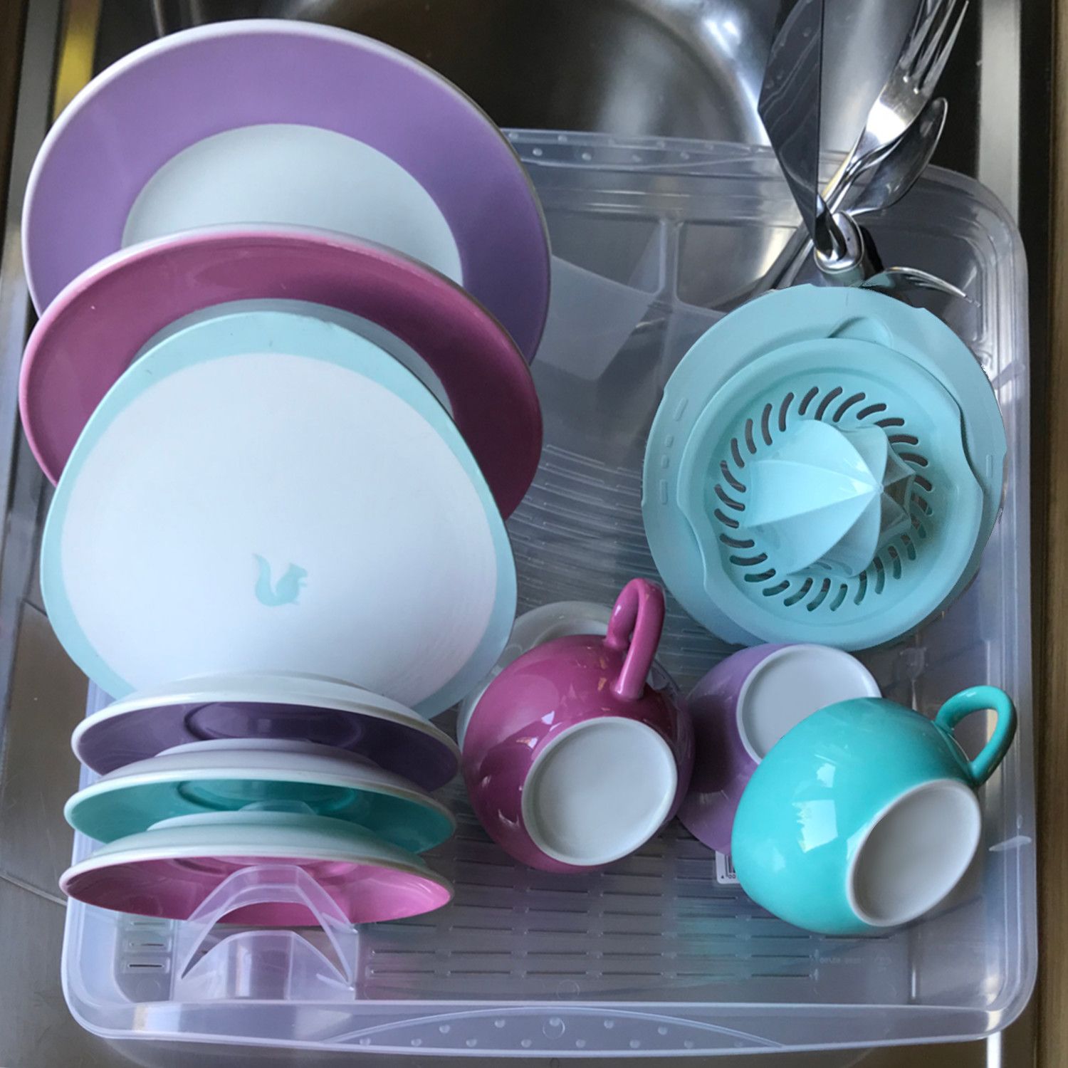 Keeeper Pierre suszarka do naczyń 39,5x39,5x8 cm szary 1058613000000