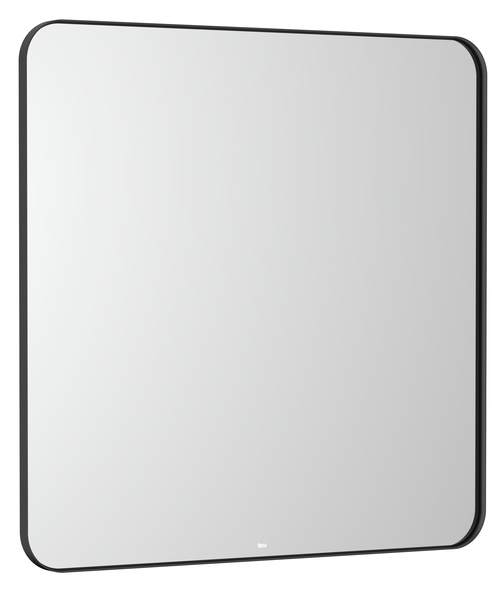 Roca Luna lustro 80x80 cm kwadratowe z oświetleniem czarny A812422000