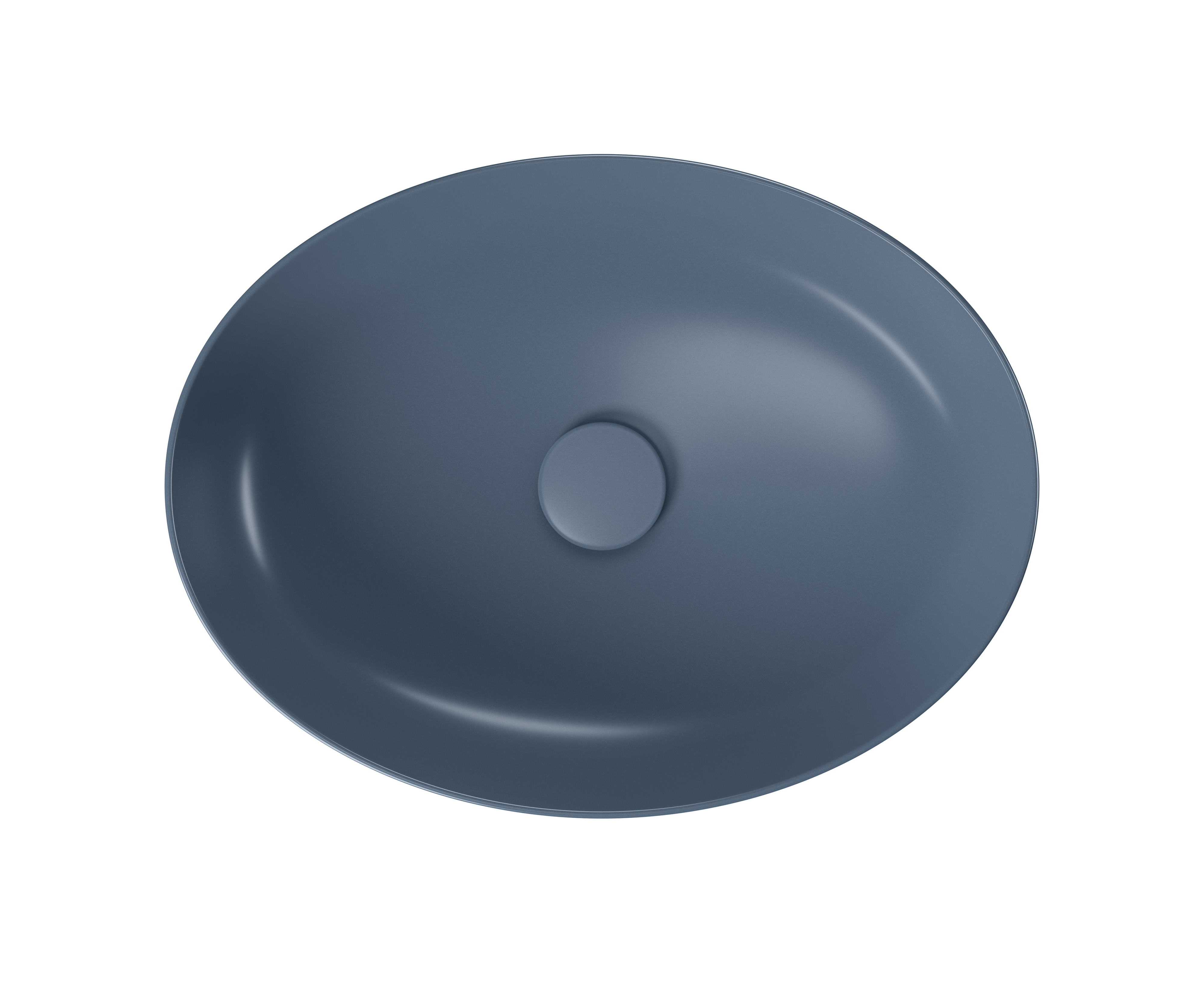 Cersanit Larga korek do umywalki bez przelewu niebieski mat K677-098